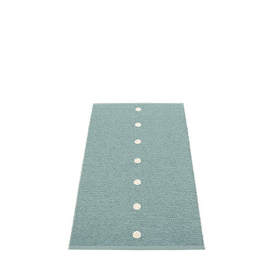 Tapis bleu clair / ivoire Peg