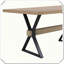 Table de salle à manger avec pieds en X Robuste, durable, élégant et pratique-420341959
