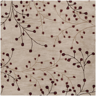 Elsberry Hand Tufted Wool Floral Indoor Rug