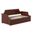 Lit de jour simple en bois massif avec tiroirs de rangement Antavious Coastal Cottage-797402883