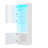 Versatile High Gloss Storage Cabinet With LED Lights, Ideal For Multiple Rooms And Storage Needs.-1892201900