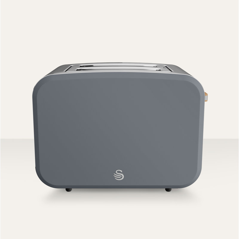 Nordic 2 Slice Toaster, Grey