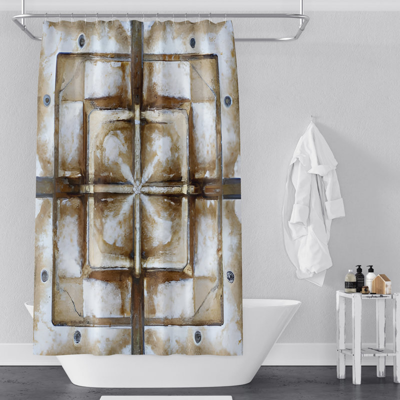 Rideau de douche Mahinmi, H 72 po x l 70 po
