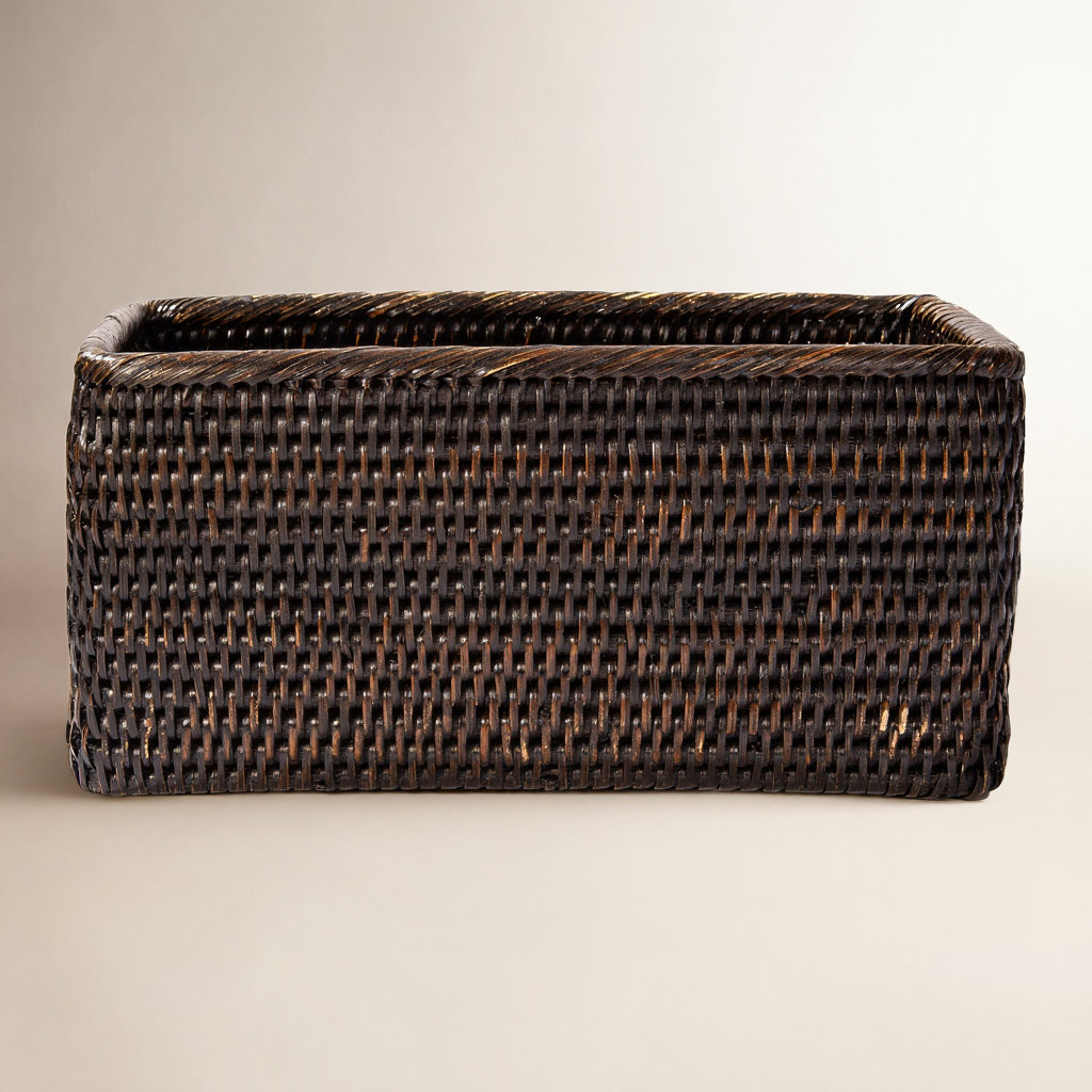 Albina Decorative Basket 1, Tudor Black