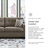 Dionnah Upholstered 75'' Sofa-87749368