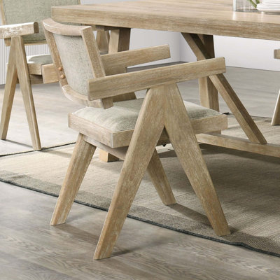 Chaises de salle à manger avec accoudoirs 2 pièces Contemporary