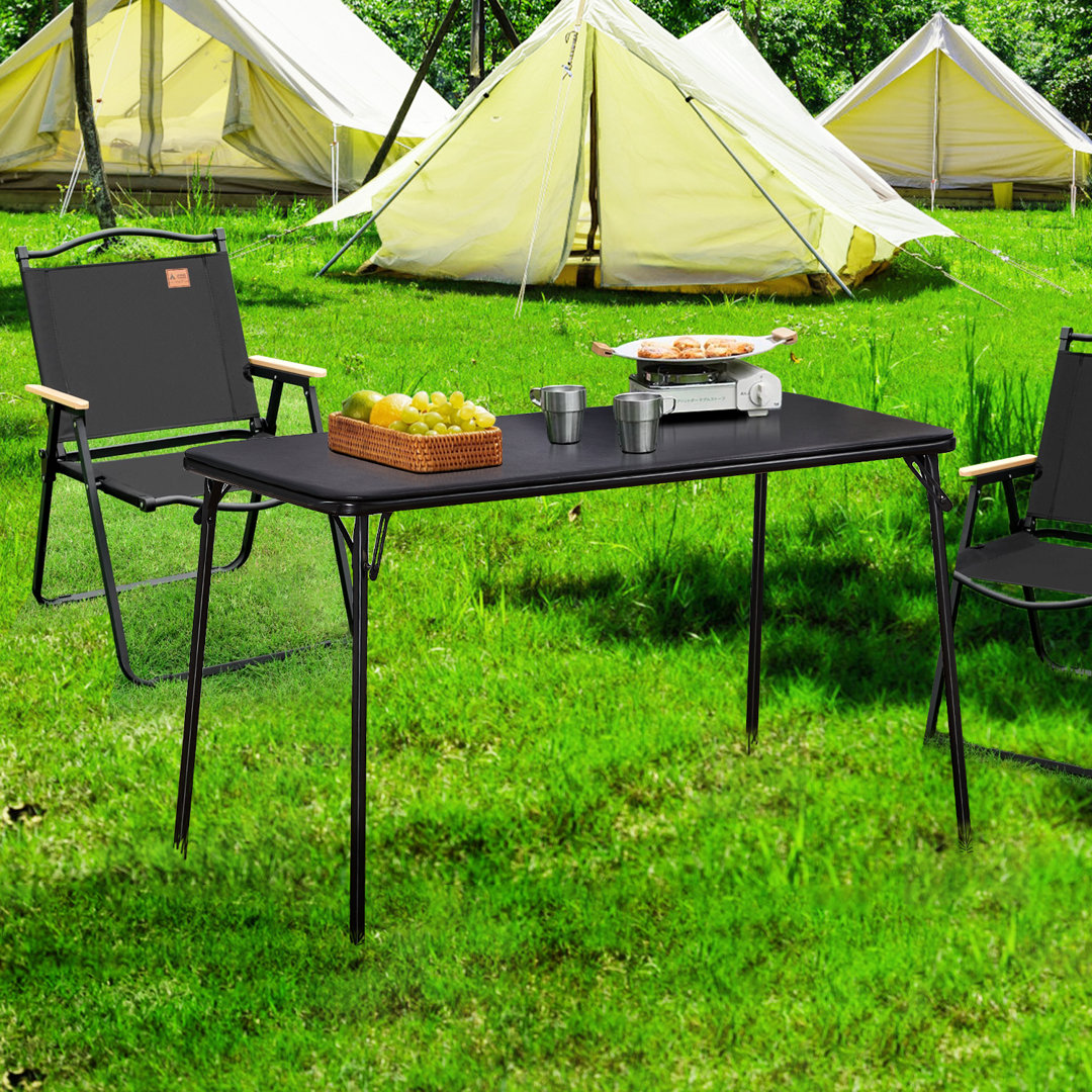 47.2'' Rectangular Portable Banquet Table Vecelo