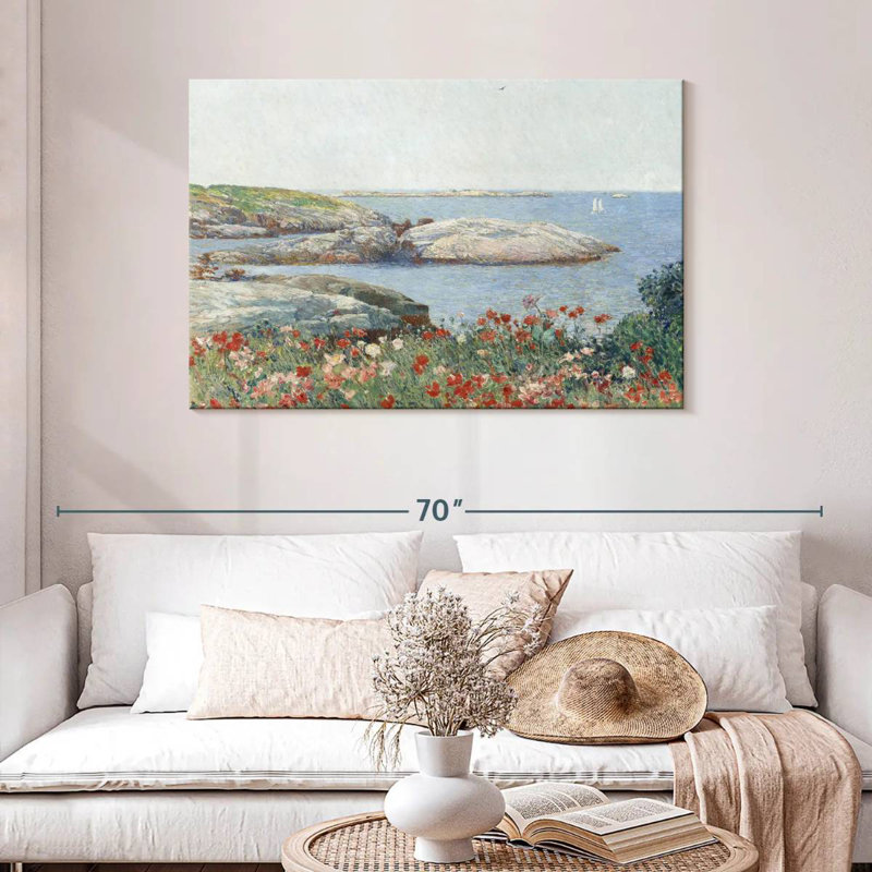 Alvord Poppies Isles Of Shoals, H 30 po x l 45 po