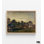 «Farming Village At Twilight» par Vincent Van Gogh, art mural maison de campagne, impression d'art campagnard, art brun rustique, reproduction de tons terreux, reproduction d'art rustique