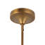 Reese 41-in Urban Bronze Dimmable LED Chandelier with Amber Glass-281923558