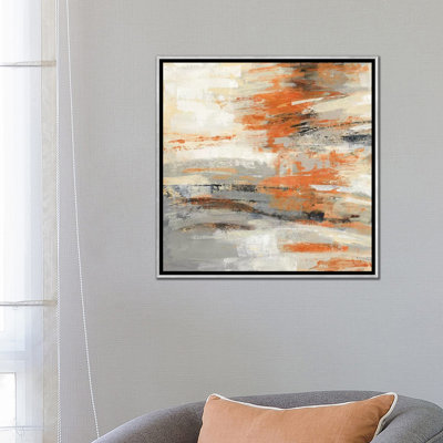 «Golden Dust Crop Orange» par Silvia Vassileva - reproduction d'art