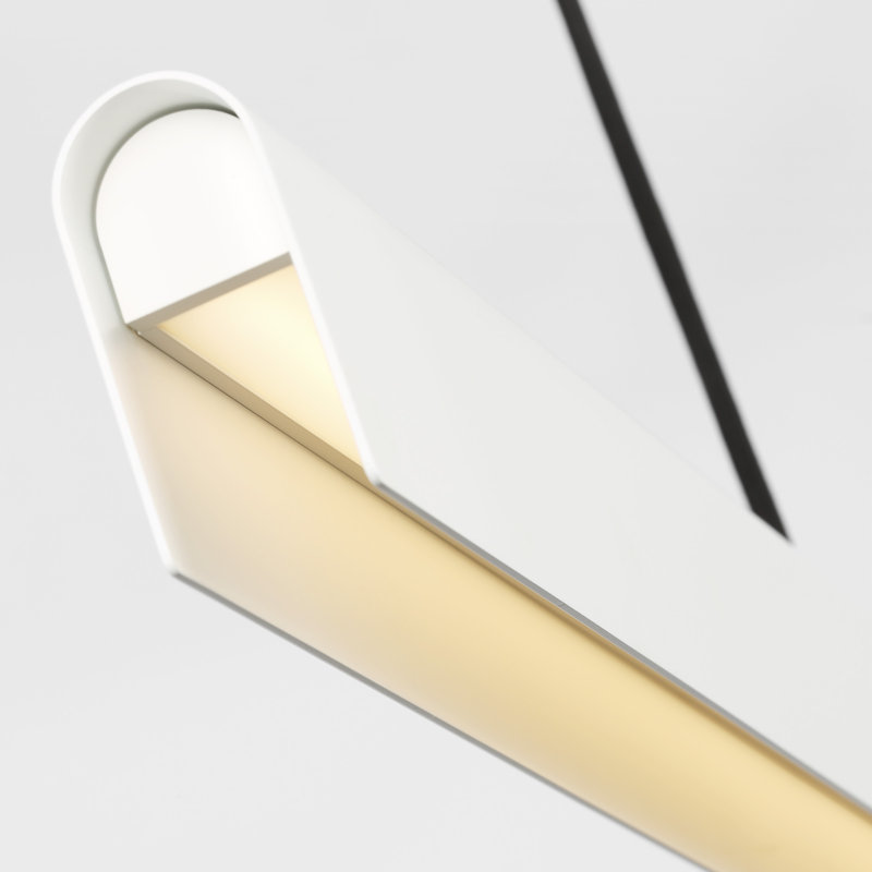 Cloak 1 - Light LED Pendant, Matte White