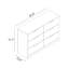 Aroob 6 Drawer Dresser 47.24'' W-1008215660