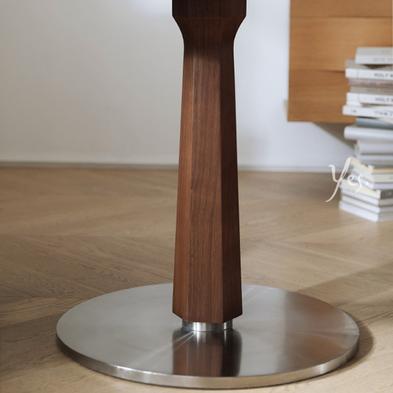 French style solid wood round dining table