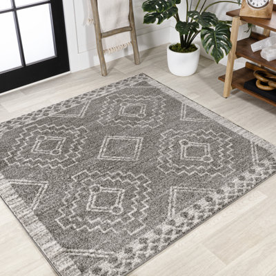 Amir Moroccan Beni Souk Gray/Cream Rug