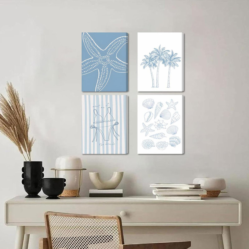 4 Piece Wrapped Canvas Print