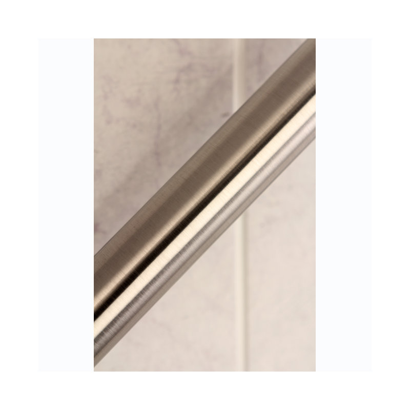 Kingston Brass Edenscape 60-Inch to 72-Inch Adjustable Shower Curtain Rod, Brushed Nickel