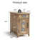 End Table With Storage And Charging Station Set Of 2