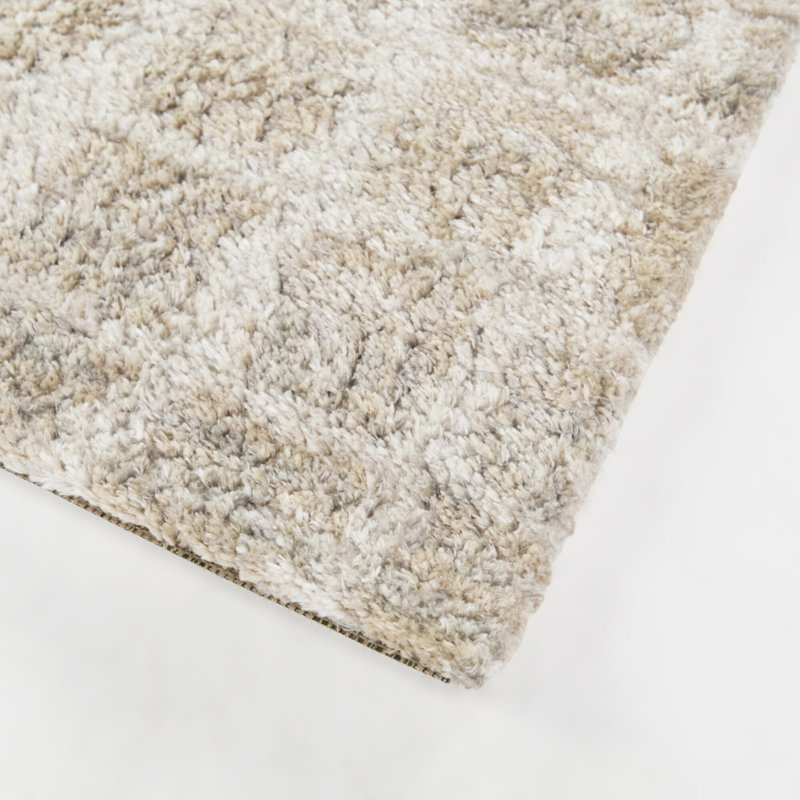 Odele Taupe Abstract Striped Area Rug, Rectangle 7'10" x 10'