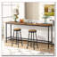 Table console industrielle polyvalente de style bar