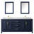 Daria 80 " W Freestanding Standard 2 Double Vanity Bathroom Vanity With Marble Top with Mirror-97902714-97902718