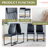 7-Piece Glass Top Dining Table Sets-852886300-852886376