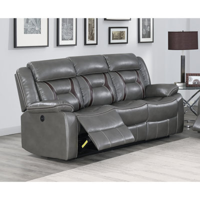 Canapé inclinable électrique moderne avec accoudoirs et appui-tête 1pc