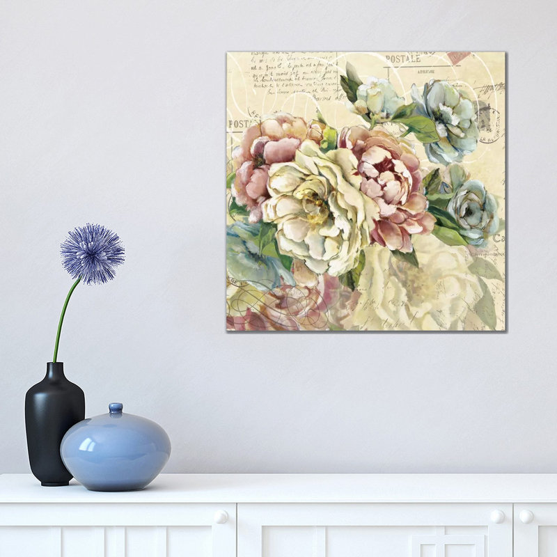Scented Letter II by Carol Robinson - Print on Canvas, Wrapped Canvas, 45.72 cm H x 45.72 cm W x 1.91 cm D
