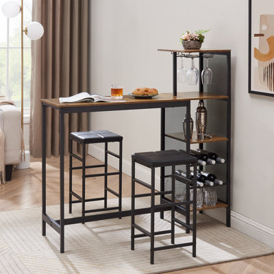 Alida Rectangular 48'' L x 15.35'' W Dining Set