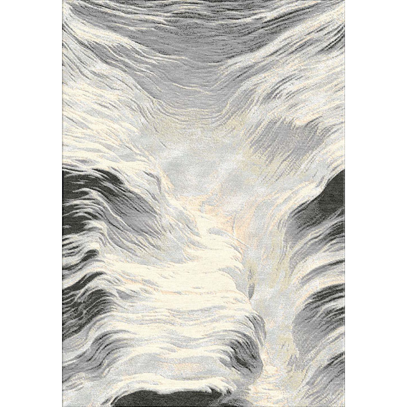 Chenae Abstract Indoor Rug, Rectangle 5'3" x 7'5"