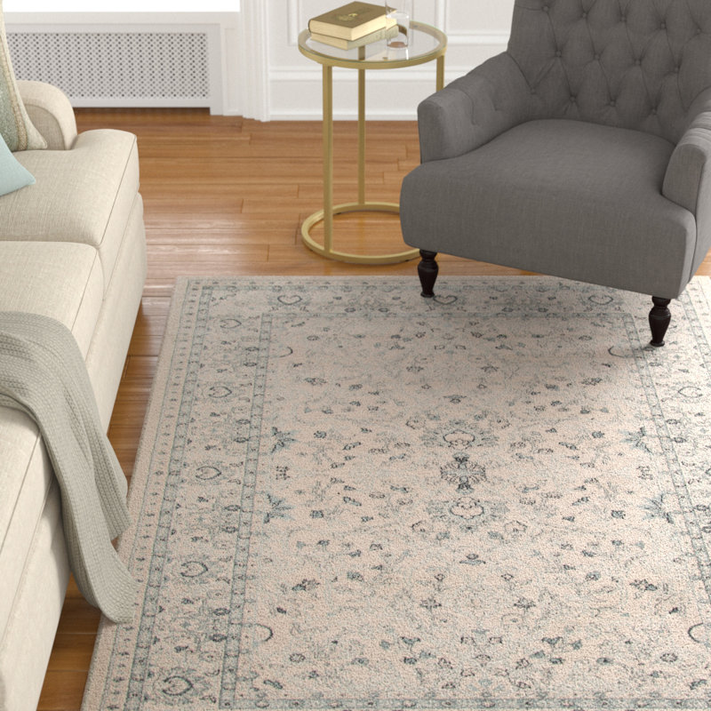 Tapis gris Phoebe, Rectangle 9 pi 3 po x 12 pi 6 po