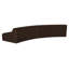 Canapé modulaire 2 pièces Remi brun foncé Remi-1547912296