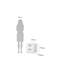 Ensemble de 2 tables de chevet 2 tiroirs Sofia, blanc-132209478