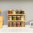Versatile 3-tier Bamboo Spice Rack And Pantry Organizer With 12 Glass Jars - Perfect For Countertop Storage In Kitchens To Keep Seasoning Containers Neatly Displayed And Easily Accessible