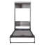 Armoire pliante simple à lit escamotable gris