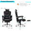Chaise de bureau avec massage vibrant à 7 points et fonctions de chaleur-268958997