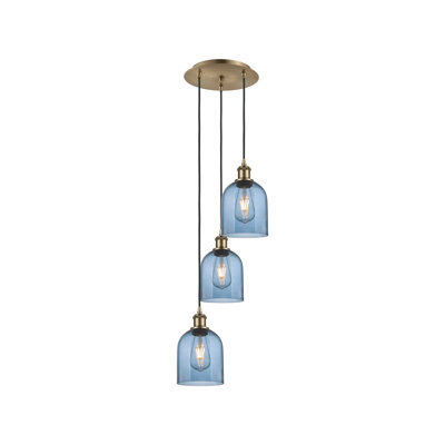 Luminaire suspendu grappe 3 lumières Odaniel