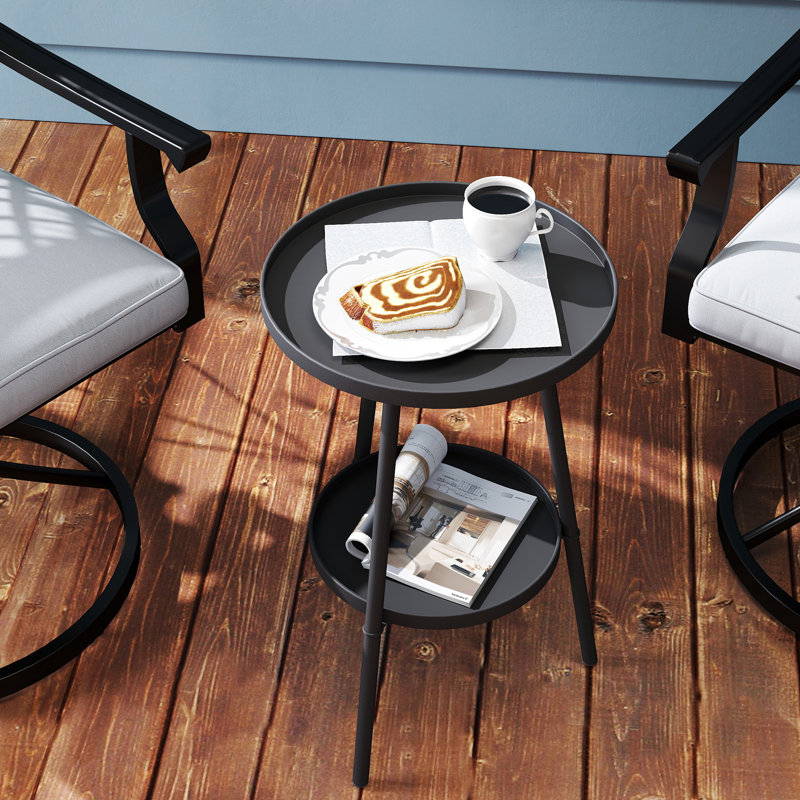 Round 32Cm L Outdoor Garden Table
