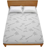 Germany Premium Rayon from Bamboo Hypoallergenic and Waterproof Mattress Protector