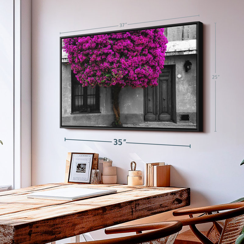 " Vivid House Tree Pop ", 31" H x 21" W