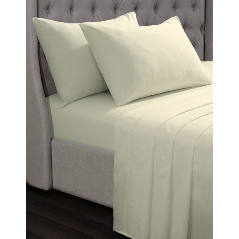 Bickerstaff Percale Fitted Sheet, Duck Egg, Kingsize (5')