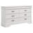 Frances White 6-drawer Dresser