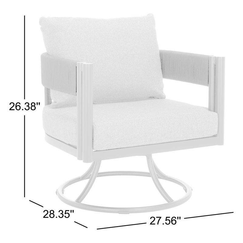 Viola Swivel Chair, Gray