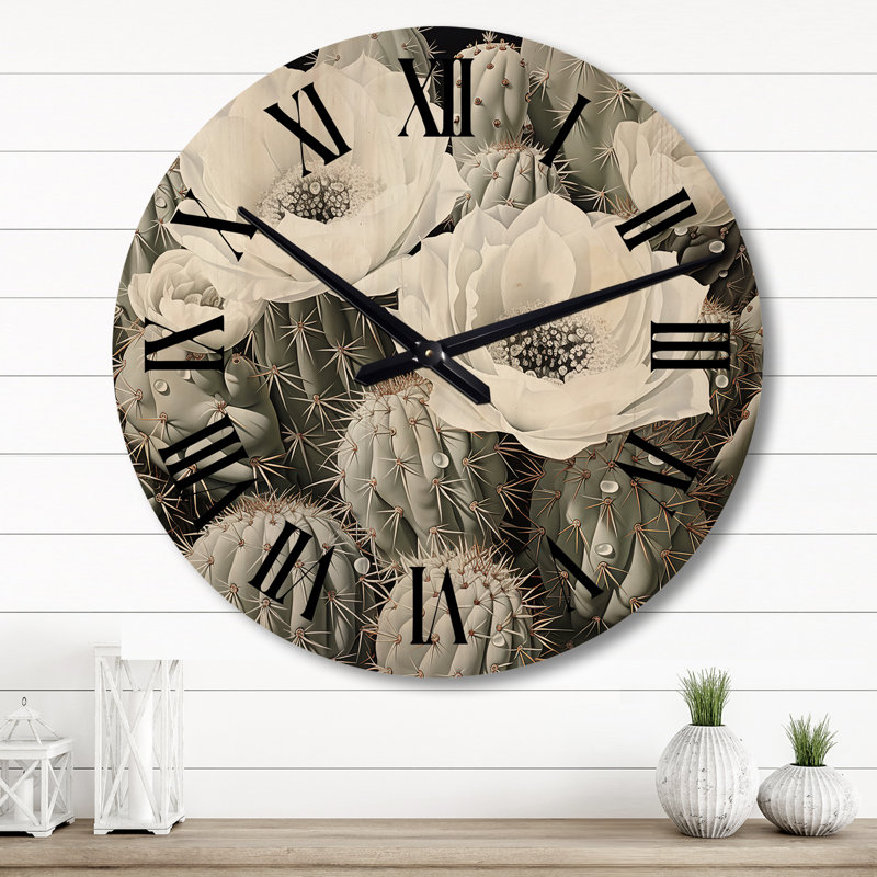 Horloge murale en bois massif Weikert, Grand