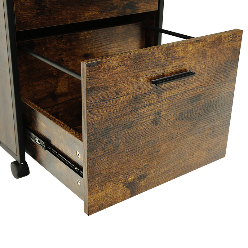 Aeniah 17.5'' Wide 2 -Drawer Mobile File Cabinet