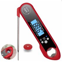 Meat Food Candy Thermometer, Probe Instant Read Thermometer, Digital Cooking  Kitchen BBQ Grill Thermometer With Long Probe for Liquids Pork Milk Yogurt  Deep Fry Roast Baking Temperature 