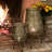 2 Piece Chubby Potbelly Candle Lanterns