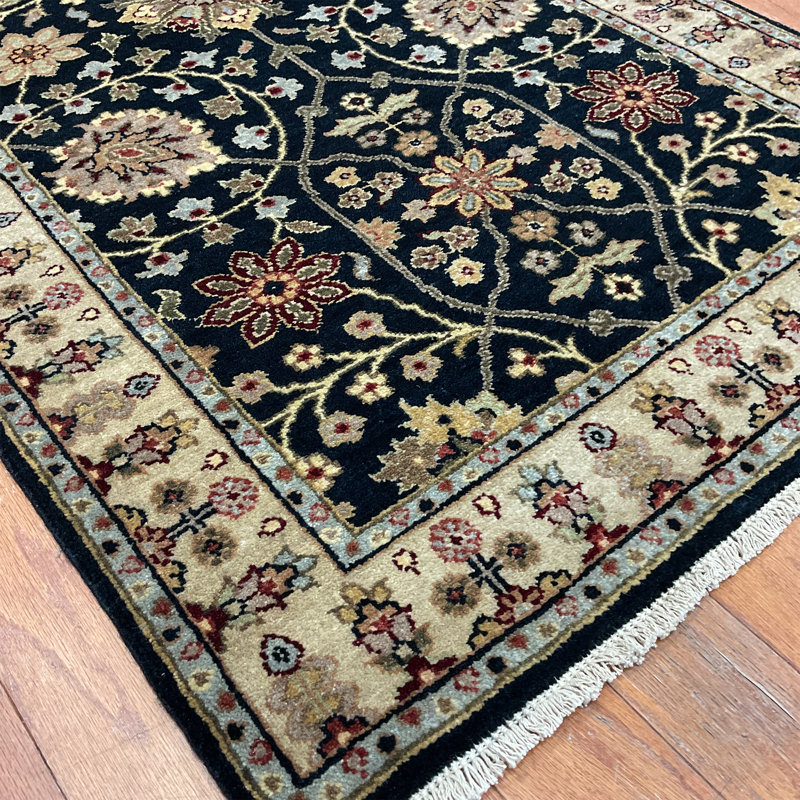 Chemin de table en laine Oushak fait à la main Herat
