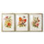 Antique Floral Bouquet I - Impression personnalisée de qualité supérieure avec cadre mat - 3 pièces-289402541