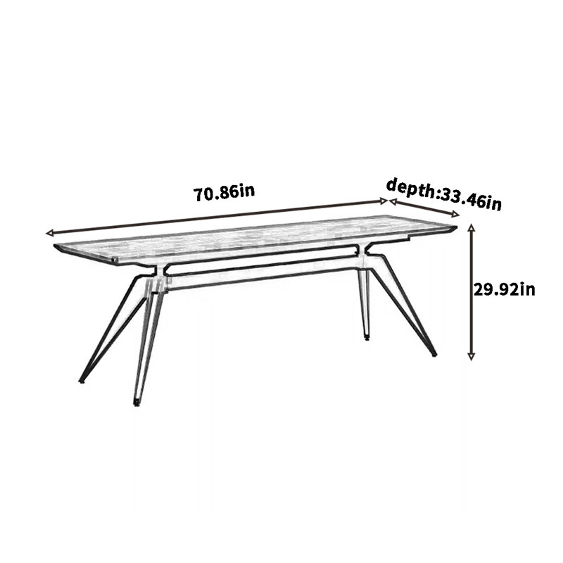 Stavya, 29.92"H x 70.86"L x 33.46"W